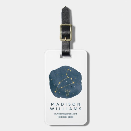 Leo Gepäckanhänger (Vorderseite vertikal)