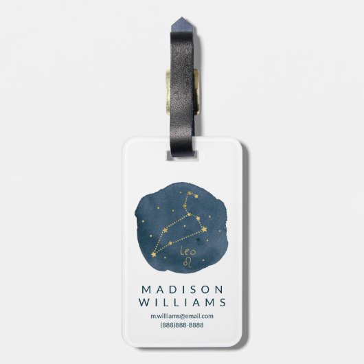 Leo Gepäckanhänger (Rückseite vertikal)