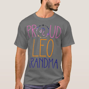 Leo Grandma Proud Oma Zodiac Symbol Astrologie T-Shirt