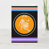 Leo Greeting Card Karte (Vorderseite)