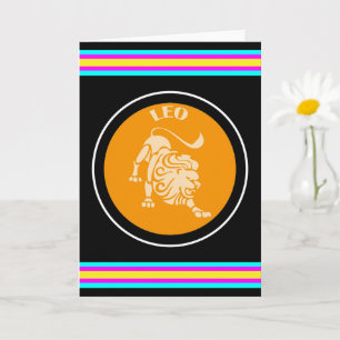 Leo Greeting Card Karte
