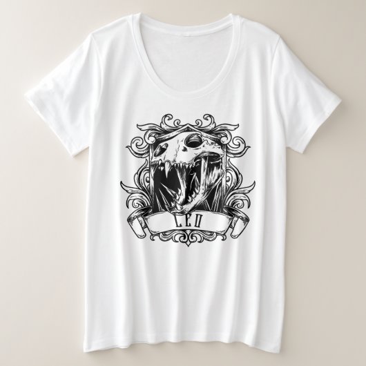 Leo Große Größe T-Shirt (Design vorne)