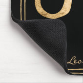 Leo Hammergold stilisierte Astrologie zodiac Mousepad (Ecke)