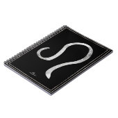 Leo Hammersilber stilisierte Astrologie-Symbol Notizblock (Linke Seite)