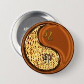 Leo & Holzkaninchen Button (Vorne & Hinten)