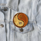 Leo & Holzkaninchen Button (Beispiel)