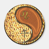 Leo & Holzpferd Magnet (Vorne)