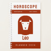 Leo Horoscope Planer (Vorderseite)