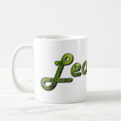 Leo in Peridot Gemstone Kaffeetasse (Links)