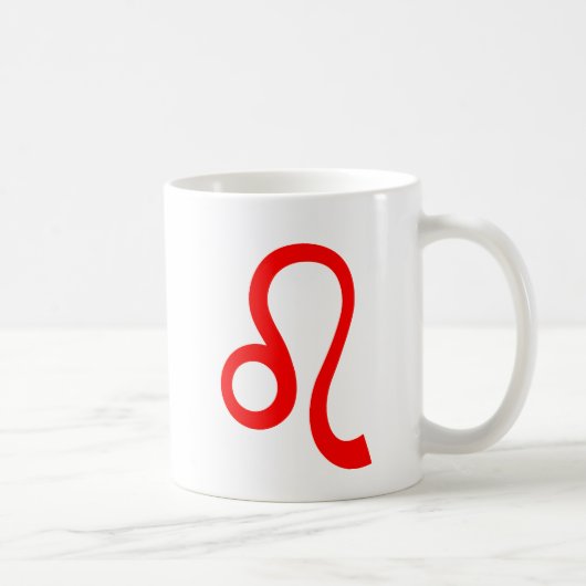Leo in Red Kaffeetasse (Rechts)