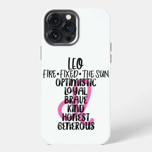 Leo iPhone Hülle (Rückseite)