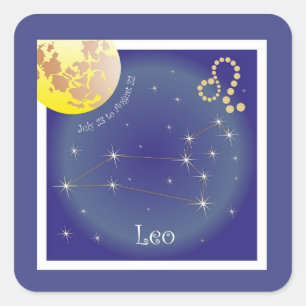 Leo July 23 to August 22 Aufkleber