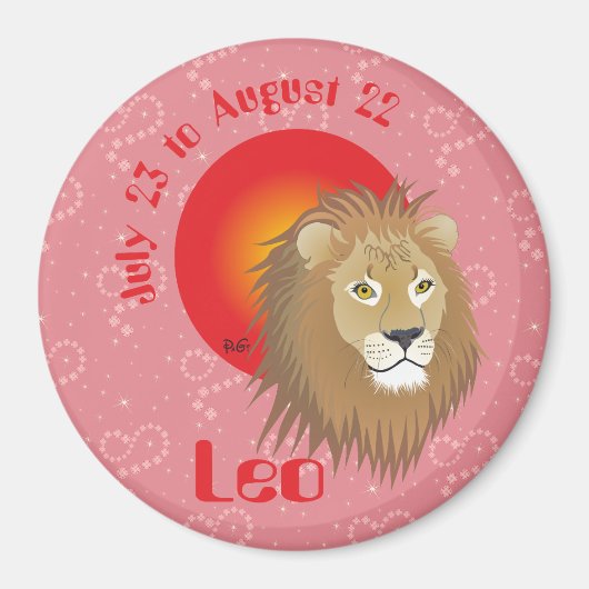Leo July 23 to August 22 Magnet (Vorne)