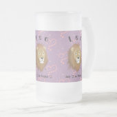 Leo July 23 to August 22 Mug Mattglas Bierglas (VorderseiteRechts)