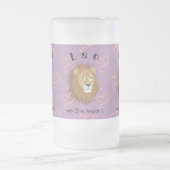 Leo July 23 to August 22 Mug Mattglas Bierglas (Mittel)