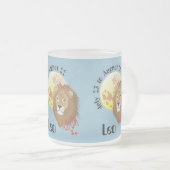 Leo July 23 to August 22 Mug Mattglastasse (VorderseiteRechts)