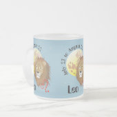 Leo July 23 to August 22 Mug Mattglastasse (Vorderseite Links)