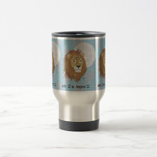 Leo July 23 to August 22 Mug Reisebecher (Mittel)