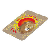 Leo July 23 to August 22 Premium Flexi Magnet (Linke Seite)