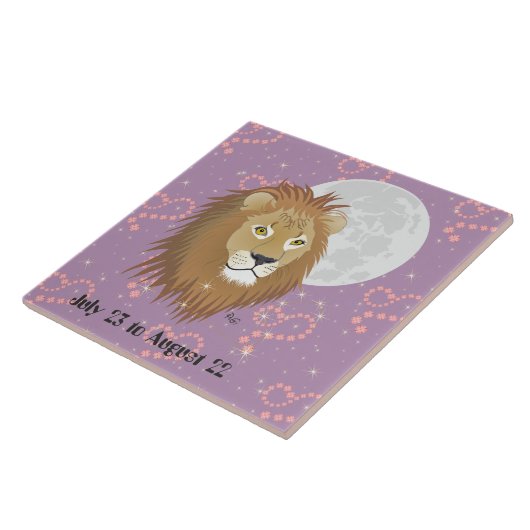 Leo July 23 to August 22 Tile Fliese (Seite)