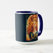 Leo July August Zodiac Birthday Astrologie Tasse (VorderseiteRechts)