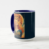 Leo July August Zodiac Birthday Astrologie Tasse (Vorderseite Links)