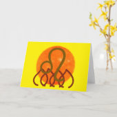 Leo Karte (Gelbe Blume)