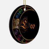 Leo Keramik Ornament (Rechts)