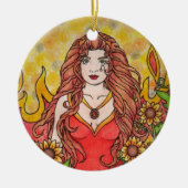 Leo Keramikornament (Vorne)