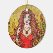 Leo Keramikornament (Links)