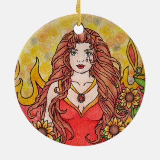 Leo Keramikornament (Hinten)