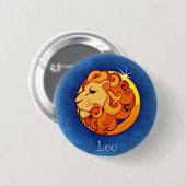 Leo, Leone Button (Vorne & Hinten)