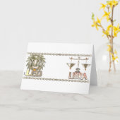 Leo Libra Zodiac Freundschaftsgeschenke von Valxar Karte (Gelbe Blume)