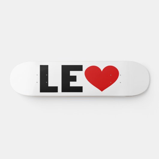 Leo Liebe Skateboard (Horizontal)