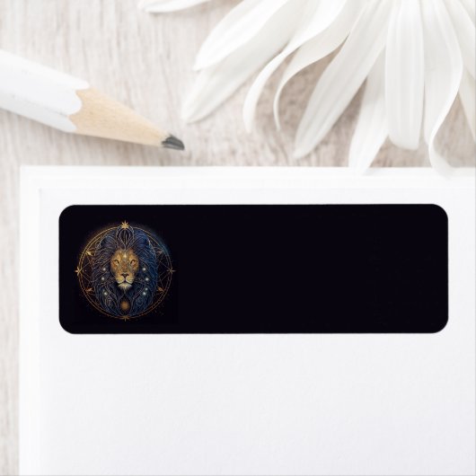Leo Lion Address Labels (Insitu)