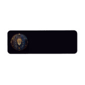 Leo Lion Address Labels (Vorne)