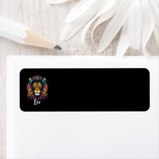 Leo Lion Address Labels (Insitu)
