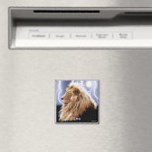 "LEO" Lion Astrologie Art Magnet (In Situ (Geschirrspüler))