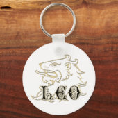 Leo Lion Astrology Sign Schlüsselanhänger (Vorderseite)