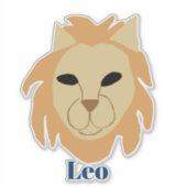 Leo Lion, Aufkleber (Vorderseite)
