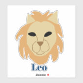 Leo Lion, Aufkleber (Blatt)
