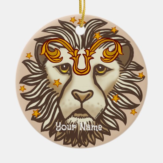 Leo Lion Birthday Ornamente (Vorne)