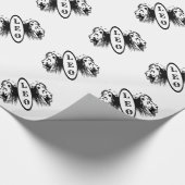 Leo Lion Bookended Zodiac Geschenkpapier (Ecke)