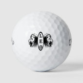 Leo Lion Bookended Zodiac Golfball (Vorderseite)