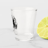 Leo Lion Bookended Zodiac Schnapsglas (Rechts)