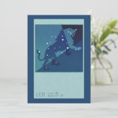Leo Lion Constellation Vintag Zodiac Astrologie (Stehend Vorderseite)