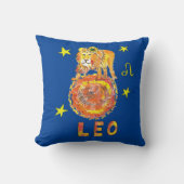 Leo Lion Stern Sternzeichen zodiac Juli August gro Kissen (Vorderseite)