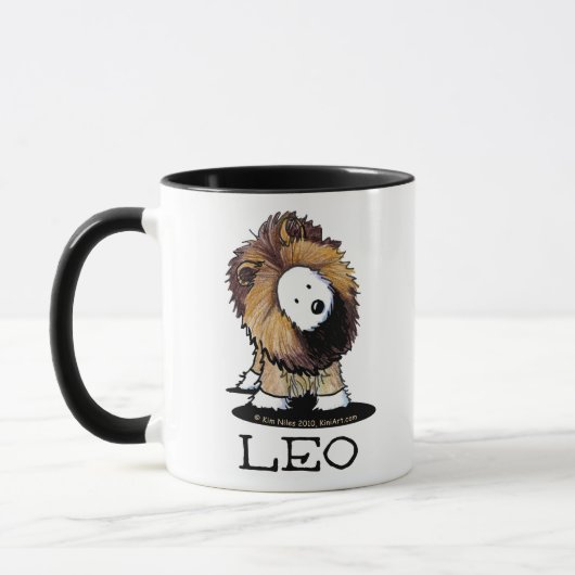 LEO Lion Westie Tasse (Links)
