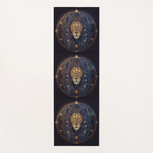 Leo Lion Yoga Mat Yogamatte (Vorderseite)