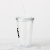 Leo Lion Zodiac Black Acryltrinkbecher (Links)